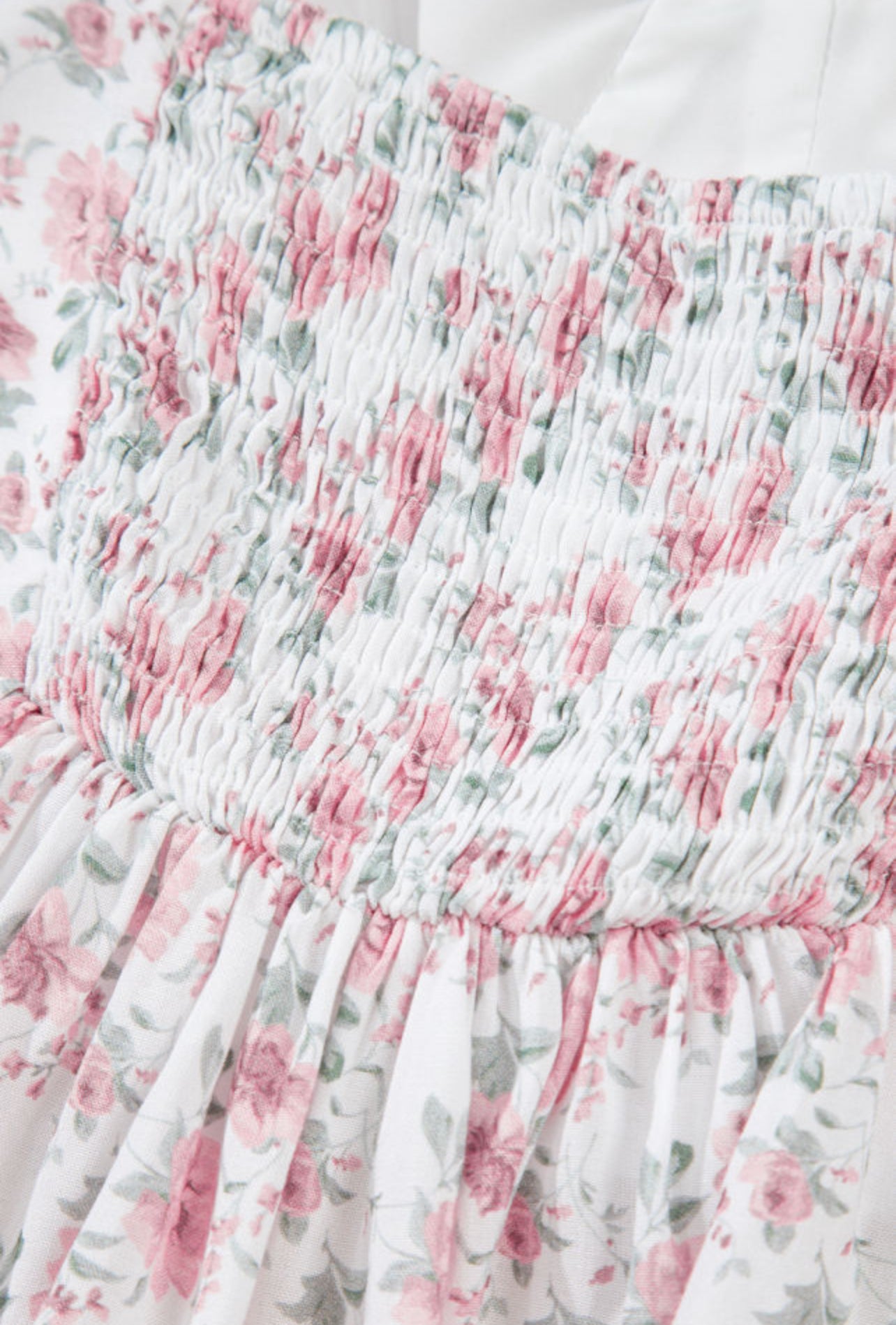 Pink floral flowy top