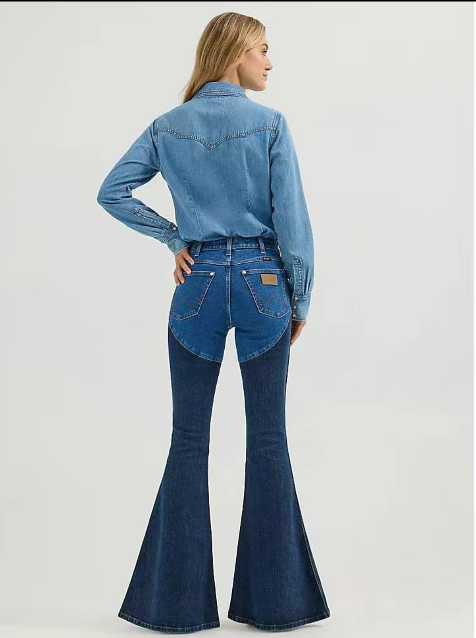Wrangler Laney Wilson Chaps Bell Bottom