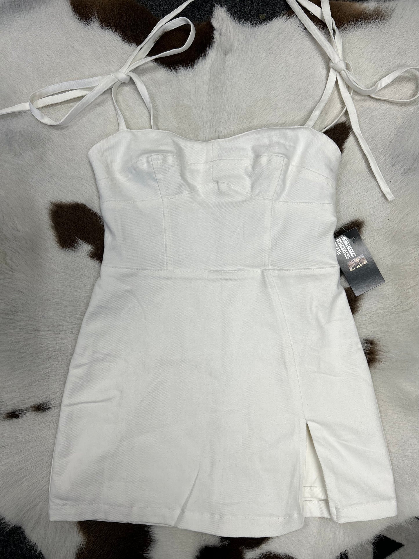 “Jaz”Denim Romper Skort