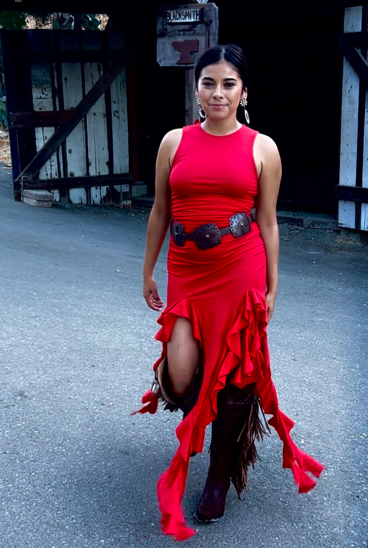 Rodeo Queen Ruffle Dress