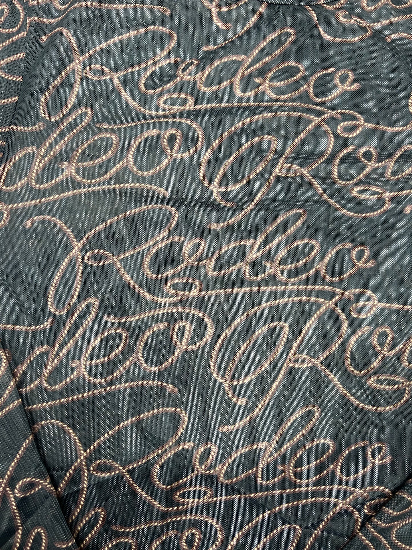 Mesh Top Rodeo Print