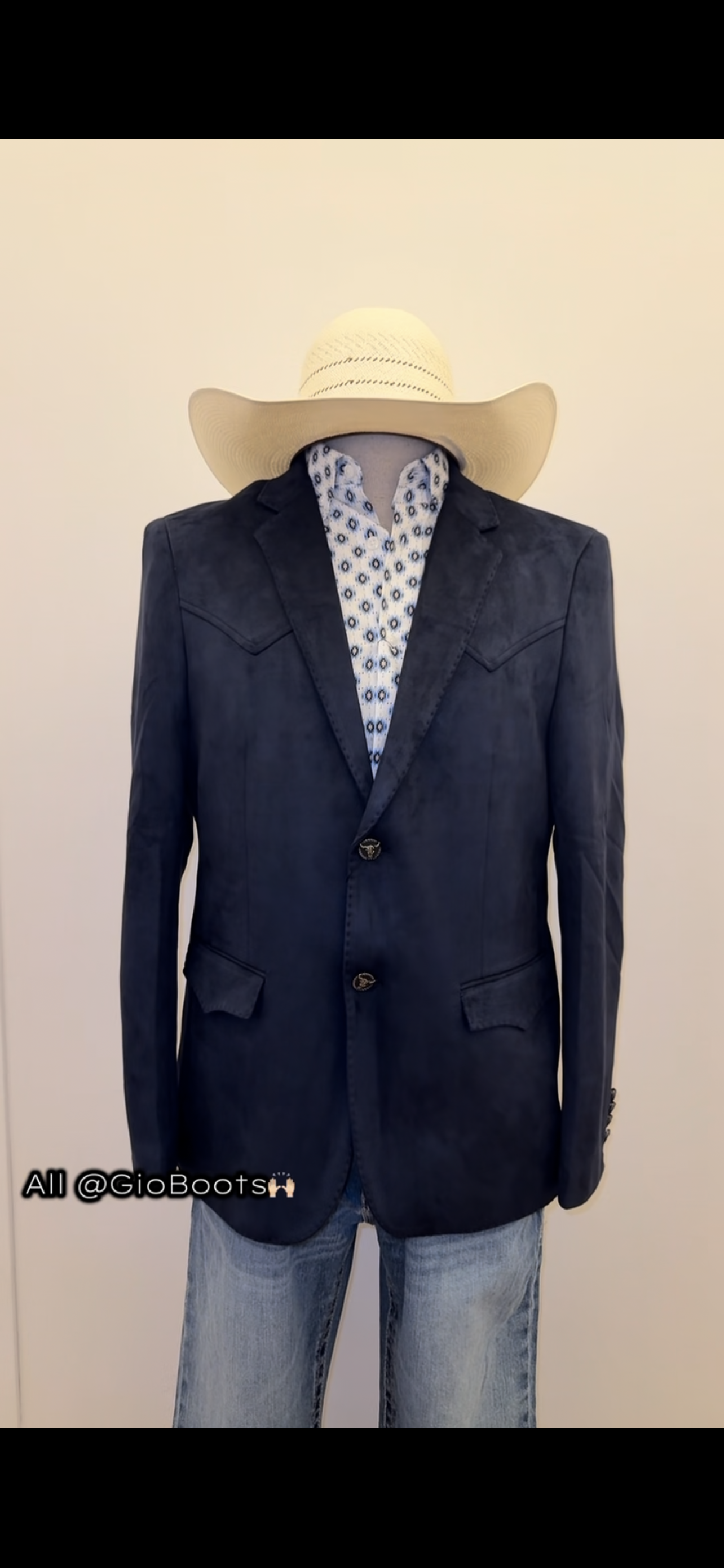 Western Coat (navy)
