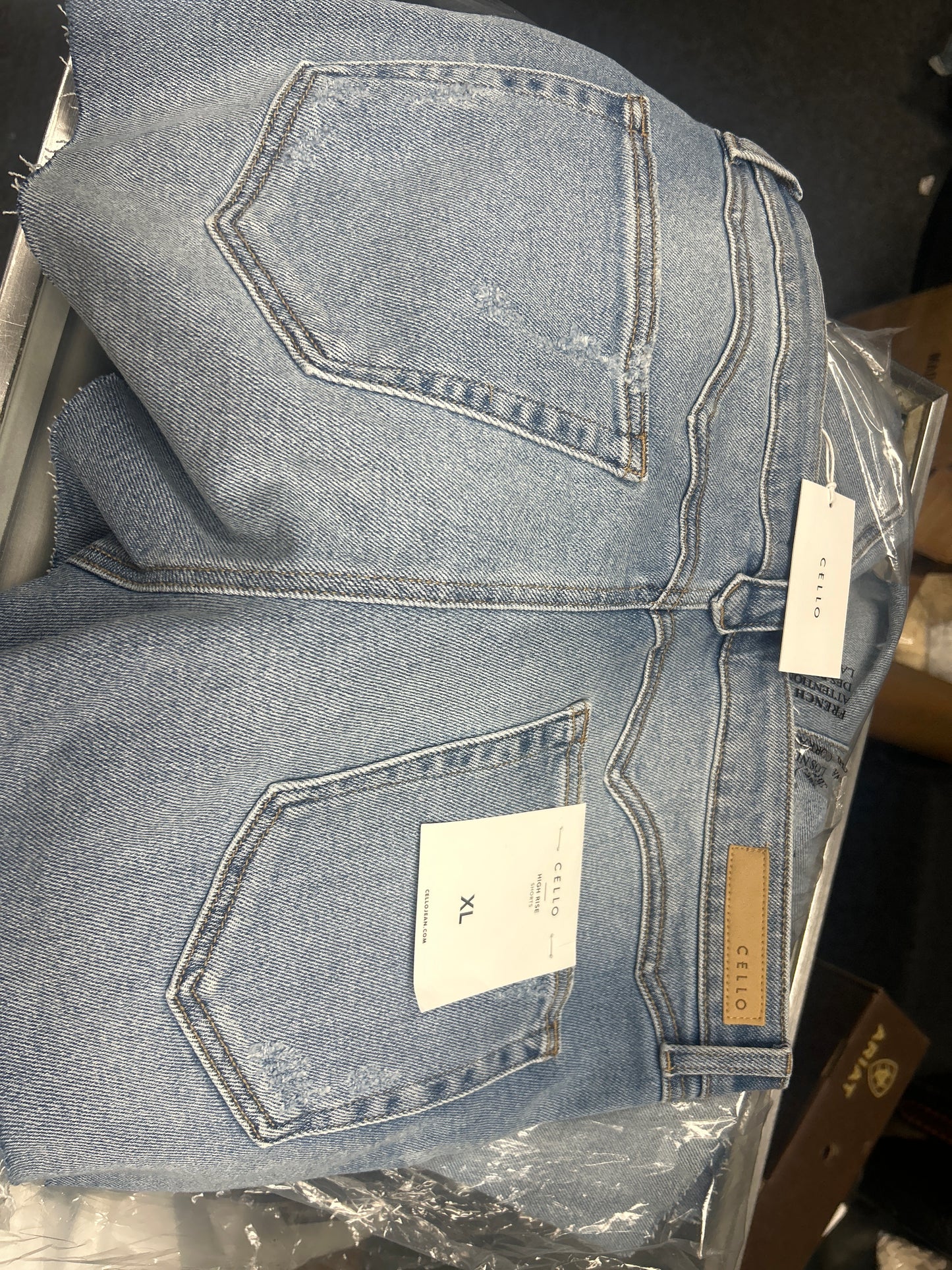 Hise Rise Westwen Denim Shorts