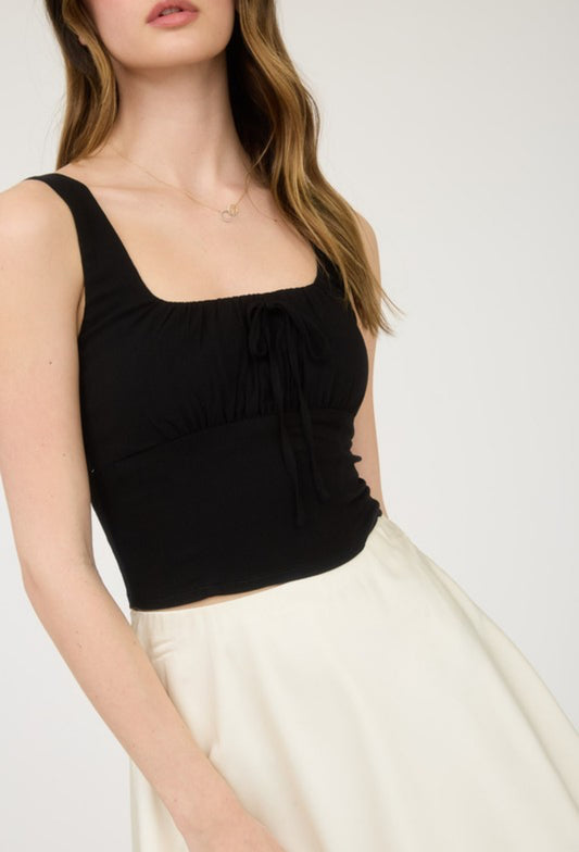 Black tie top