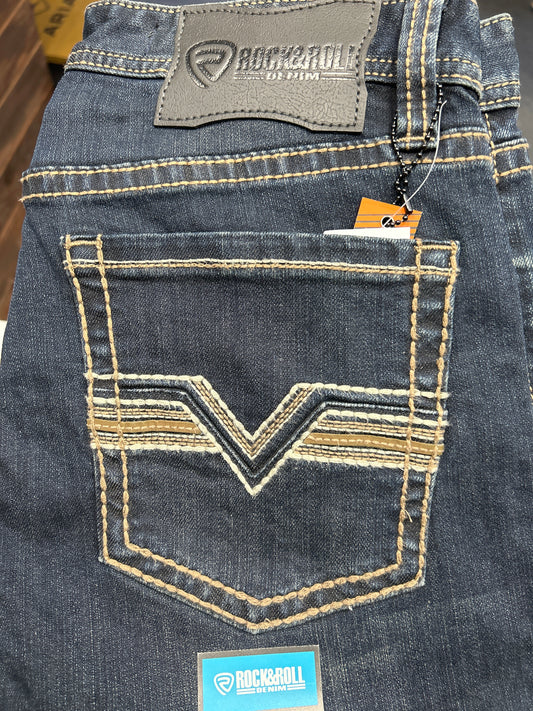 Rock And Roll Denim Revolver Straight boot