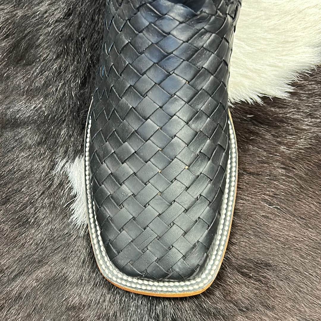 Square Toe Weaved Boot