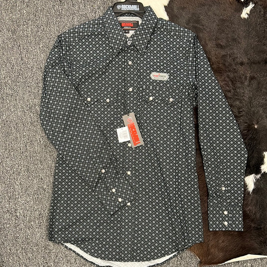 Rock And Roll Modern Fit Snap Shirt