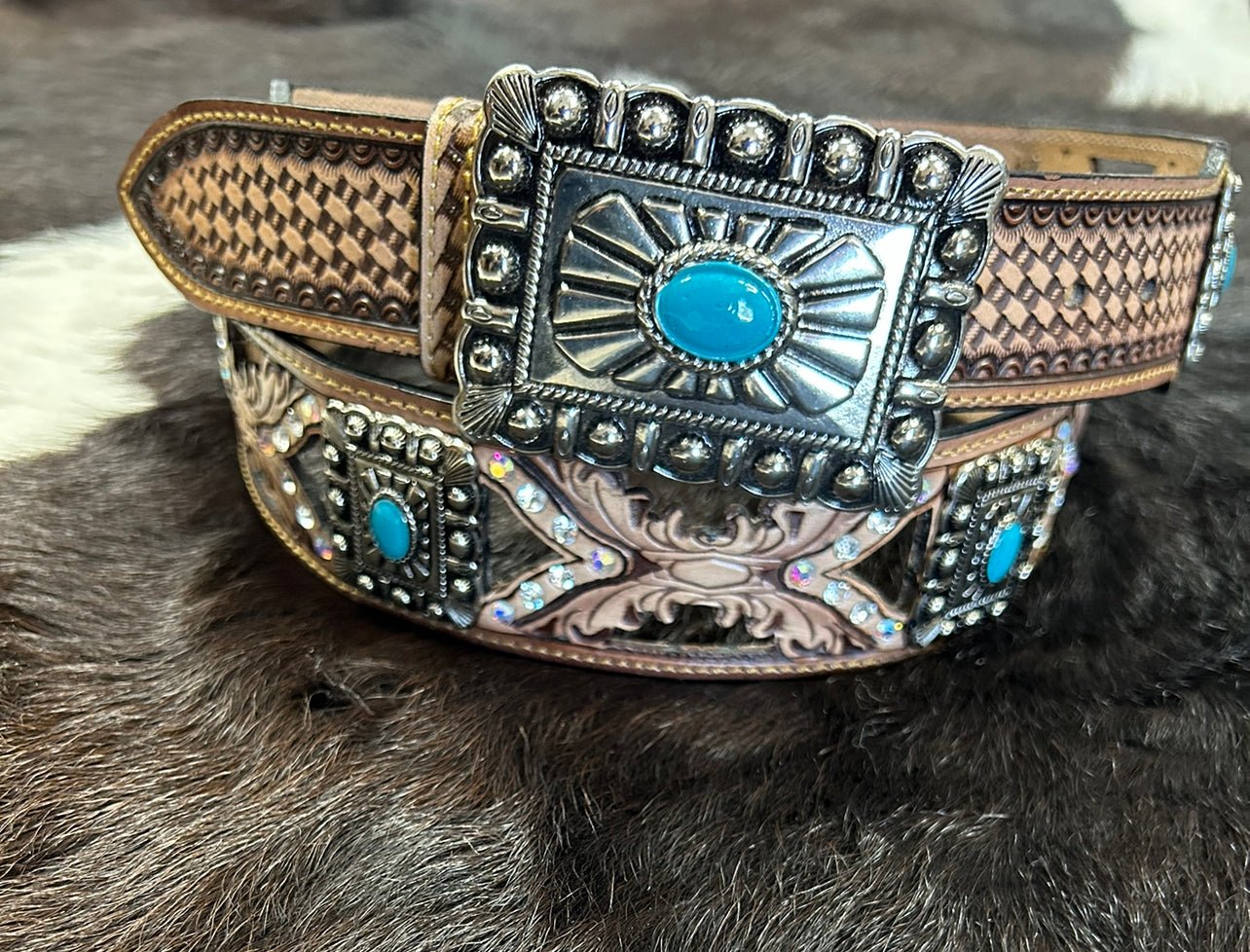 Women Hand engraved Belt