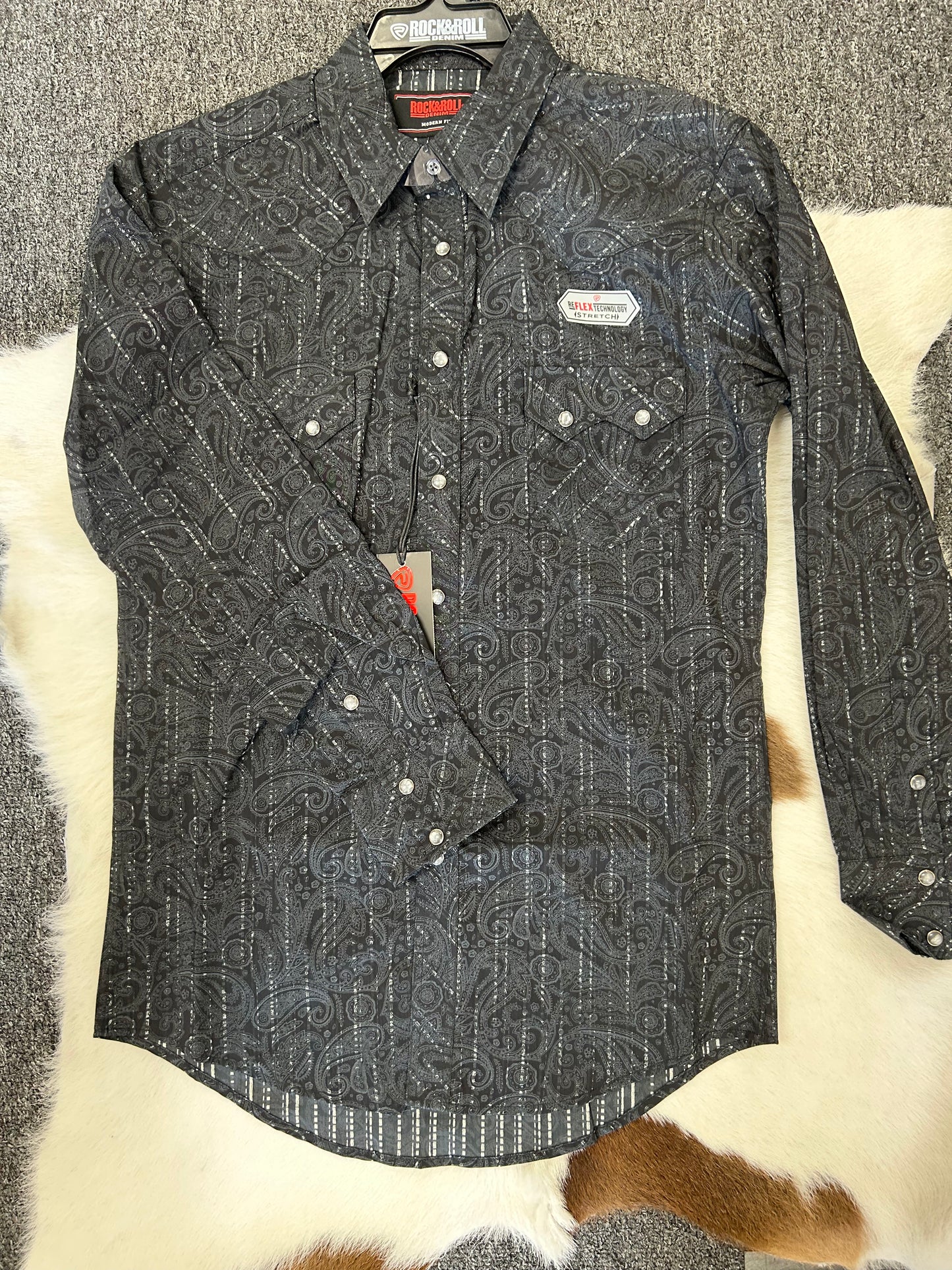 Rock And Roll Modern Fit Snap Shirt