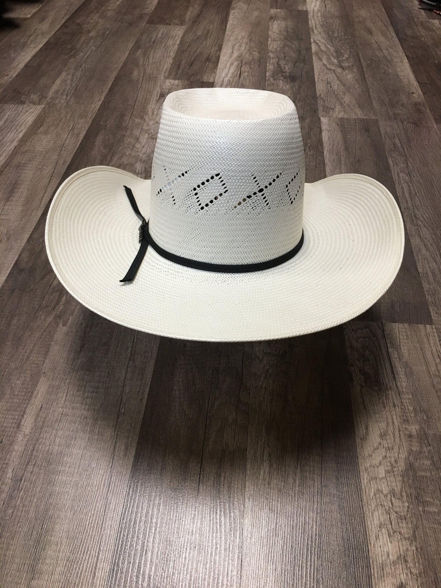 Open Crown Straw Hat 3554