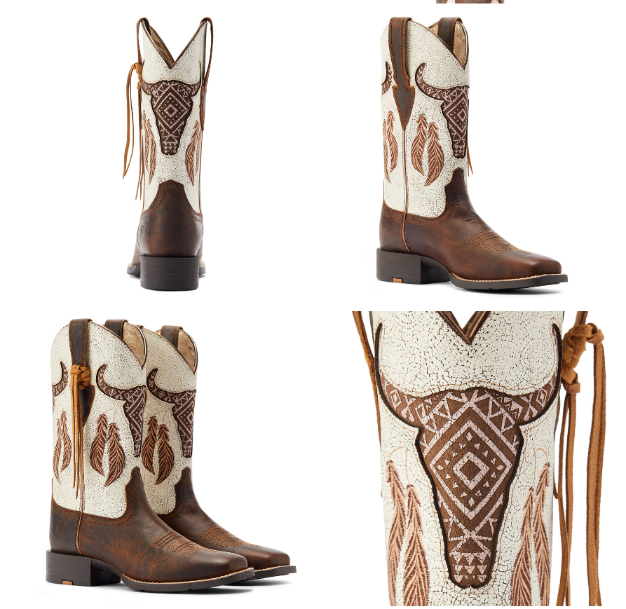 Round Up Southwest StretchFit Western Boot